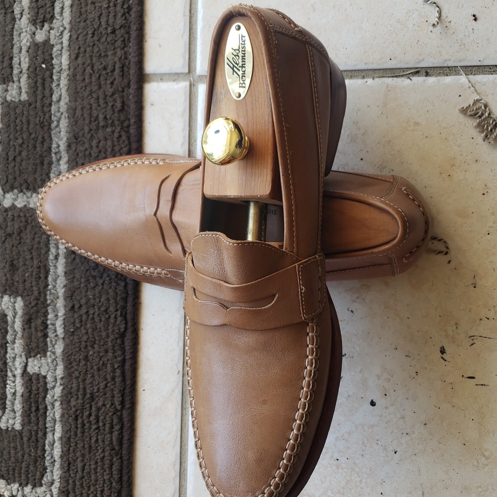 Johnston & Murphy Light Brown Leather Loafers